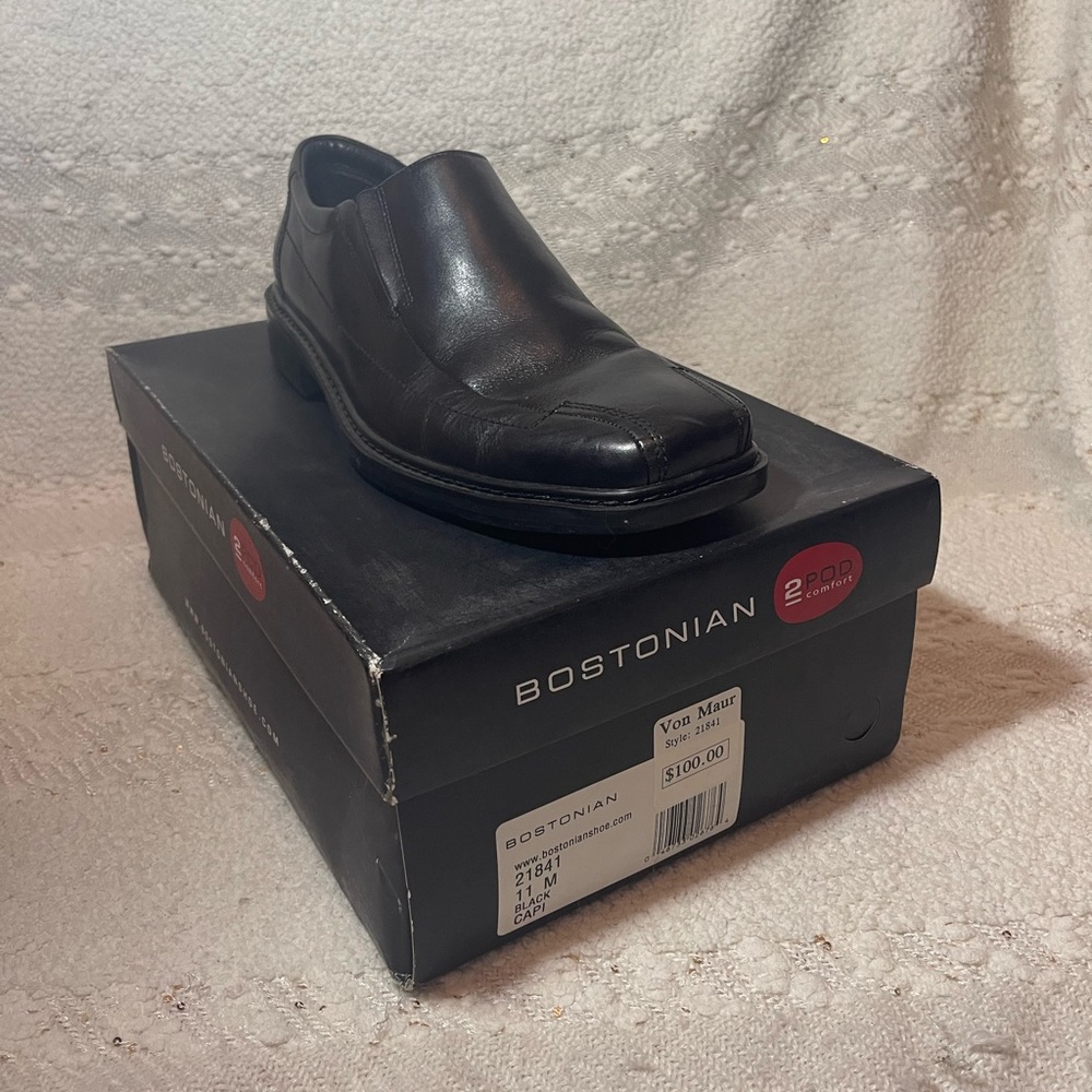 Bostonian Men’s 21841 Black Dress Shoe